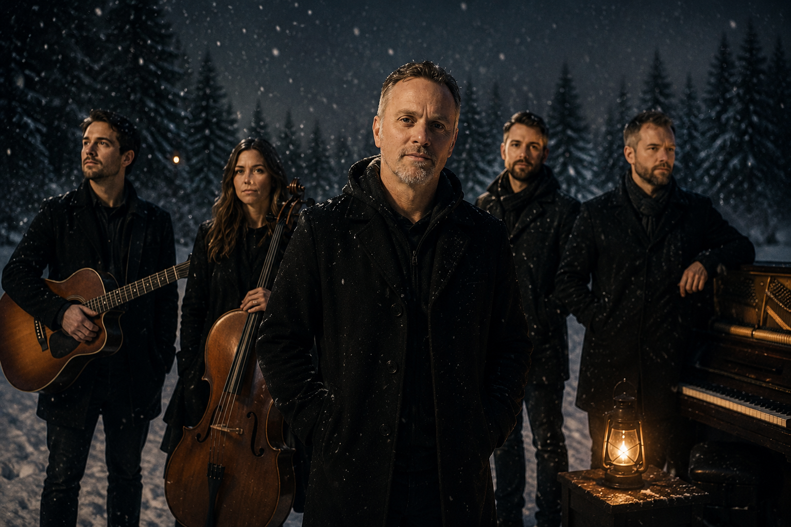 Snowenvy cinematic band photo
